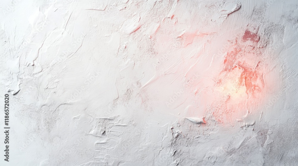 Aufkleber Abstract artistic plaster wall texture with subtle illumination and bright tones suitable for background designs and creative projects.