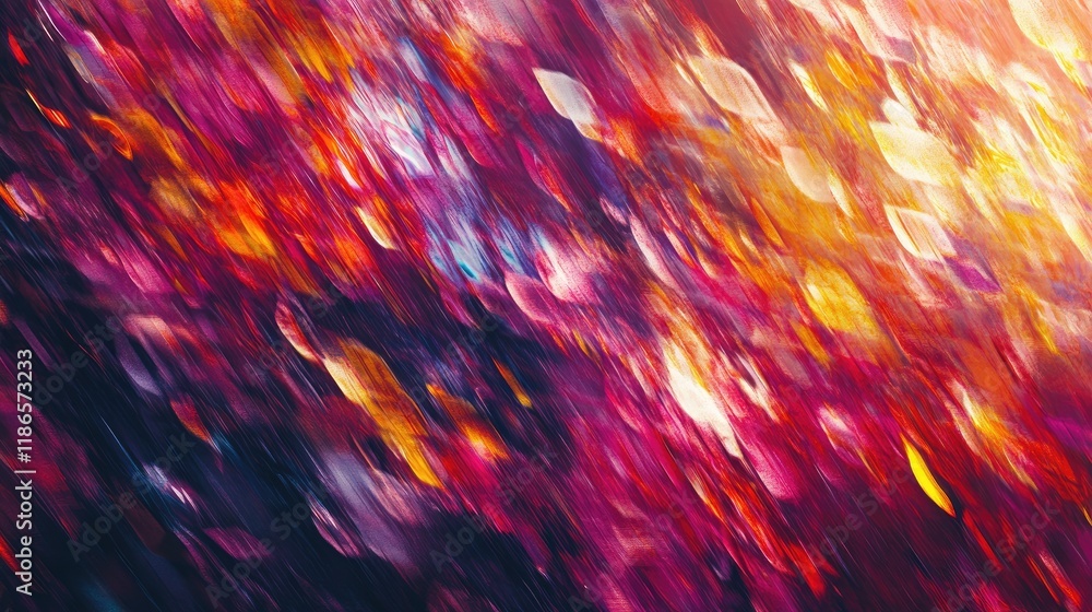 Poster Dynamic Colorful Abstract Background Evoking Energy and Vibrancy in Fluid Shapes and Patterns