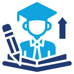 Career Study mixed color icon