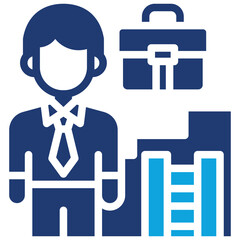 Career Development mixed color icon