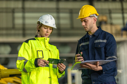 Inspecting Printed Circuit Board (PCB) in a Factory