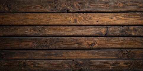 Obraz premium Dark Wood Texture Background Surface Top View. Old and Weathered. Detailed Grain Texture. Natural Organic Texture. Deep Dark Tones. Ideal for Rustic or Vintage Backgrounds. Textured Designs Template