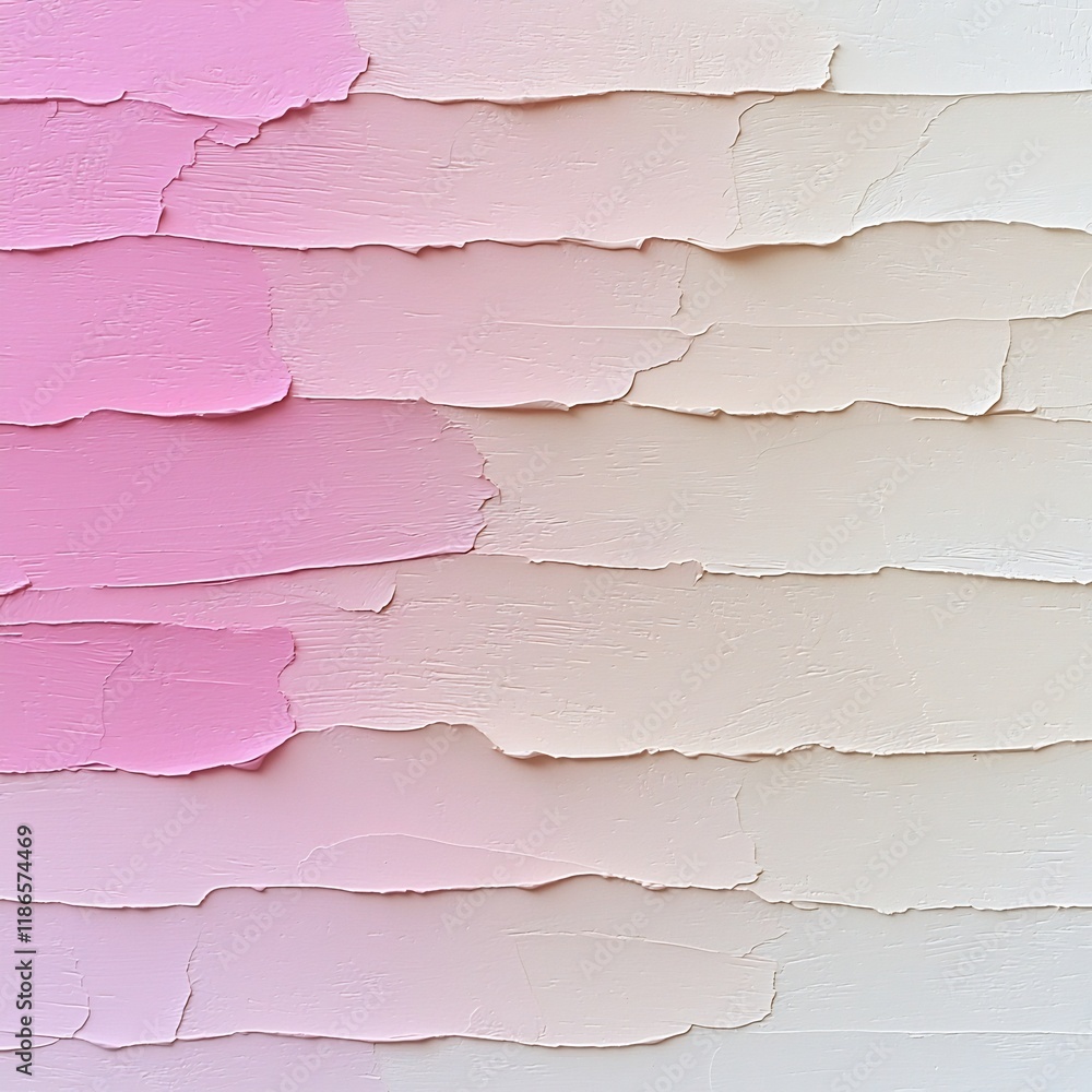 Poster delicate pastel gradient background seamlessly blending soft pink and beige tones accentuated by a s