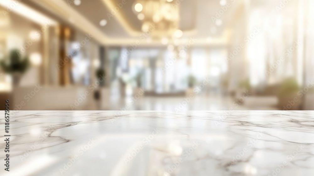 Aufkleber elegant white marble texture background for luxury product display in upscale interior setting with 