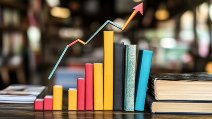 Knowledge Growth: Books and Upward Trend