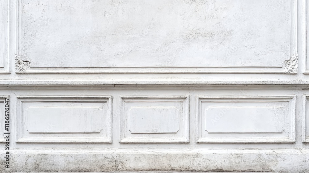 Poster textured white stucco wall background with clean plaster finish ideal for design and architectural a