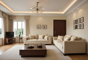Classic Furniture in a Neutral Living Room