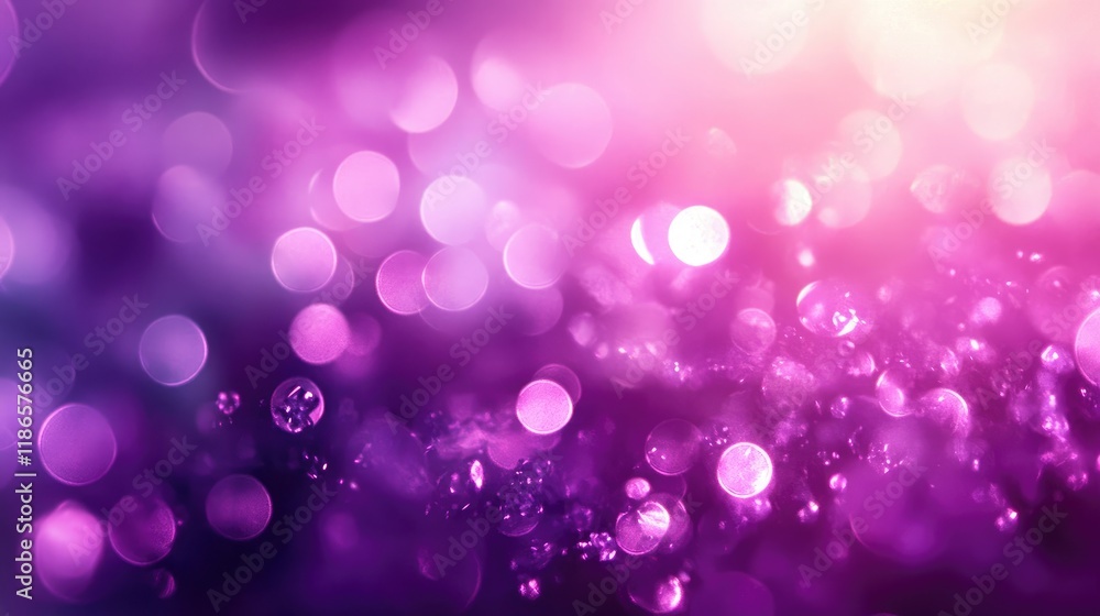Poster Vibrant violet abstract bokeh background created from natural elements for artistic and creative design purposes