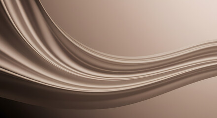 Brown and black wavy pattern forms an elegant and visually appealing background.