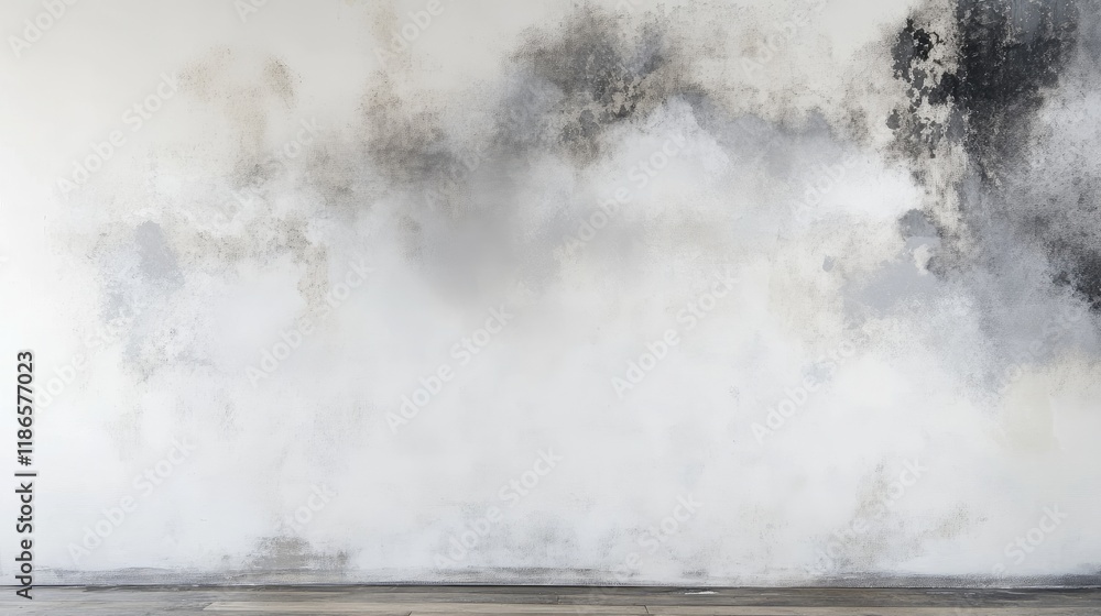 Poster minimalist abstract background with soft gray and white textures ideal for office or modern interior