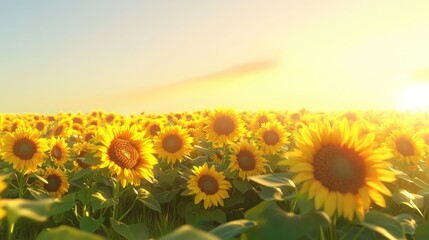 Obraz premium Golden Blooms