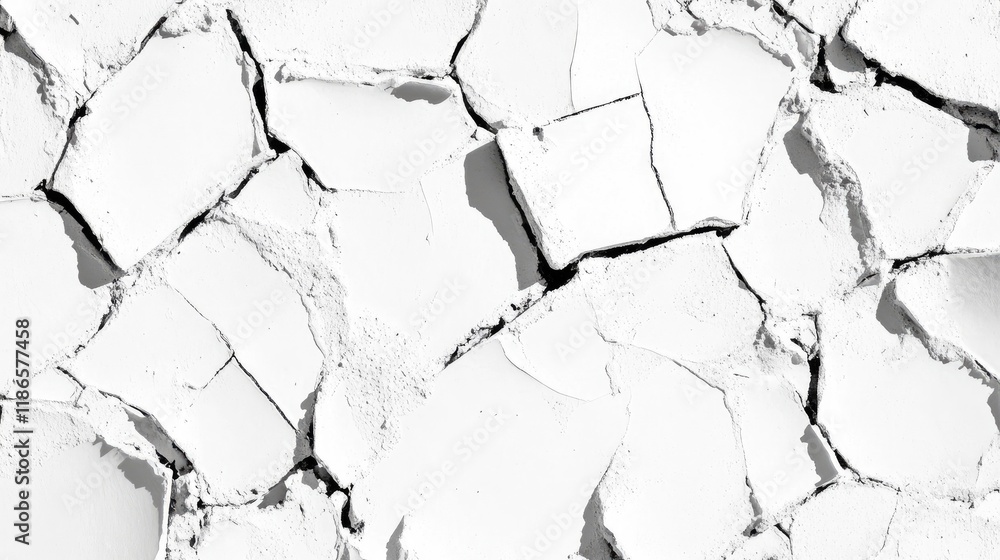 Poster white cracked stone texture background with abstract paint splashes for modern design and artistic p