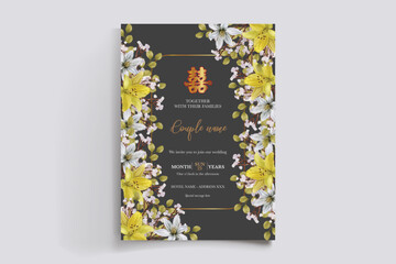 floral bridal shower invitation templates
