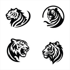 tiger head vector