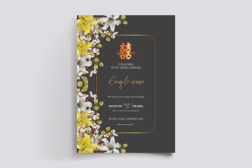 floral bridal shower invitation templates