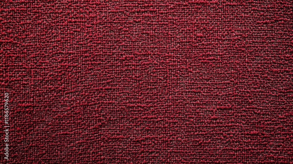 Poster wine red textured fabric background with intricate woven patterns ideal for design projects or fashi
