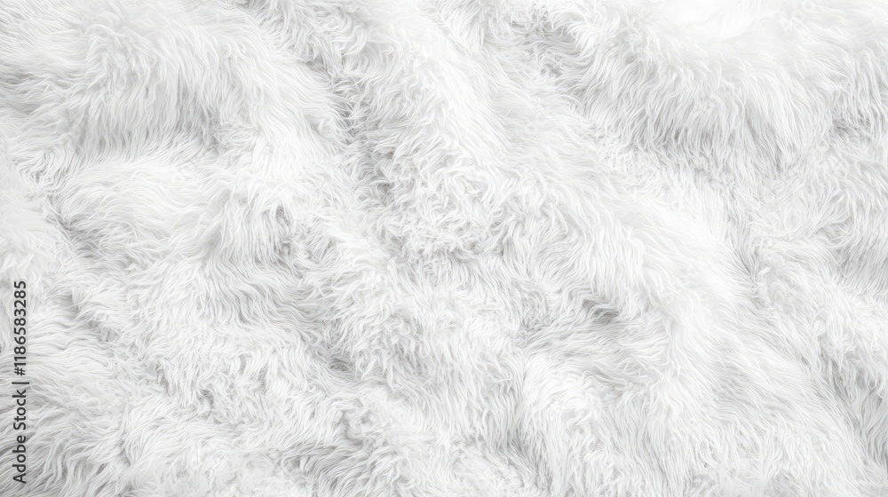 Poster white cozy plush fabric texture ideal for warm and inviting backgrounds in home decor and textile de