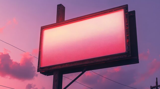 Vast sky sign, a stunning display of sign against breathtaking sky backdrop majestic