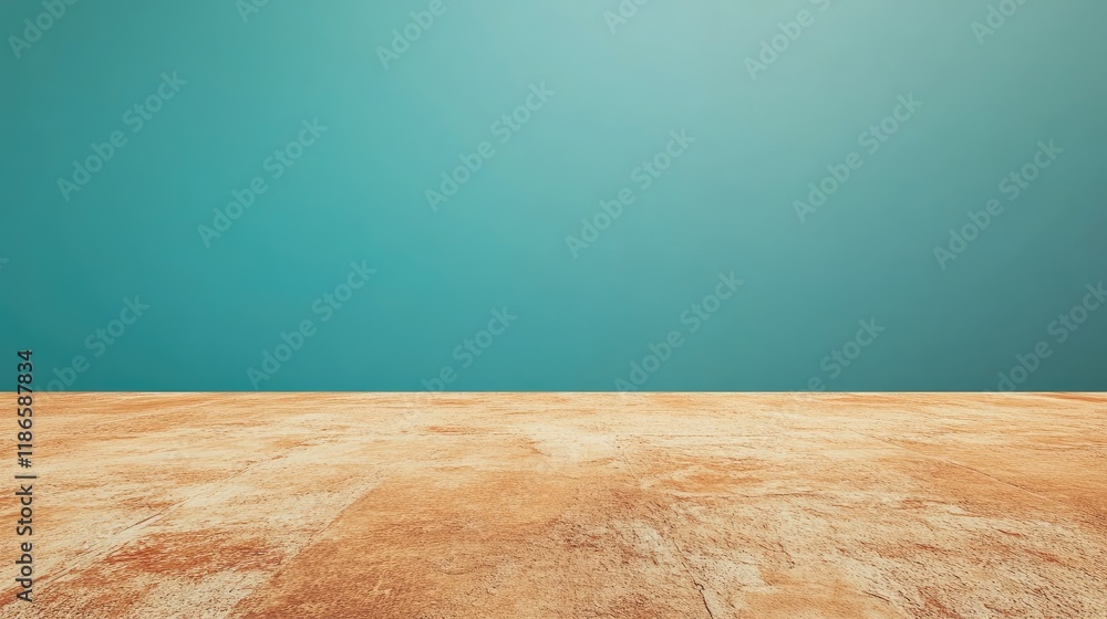 Poster copper and cedar tone minimalist backdrop for product display and graphic design applications