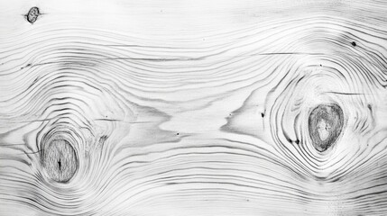 White vintage wood texture with prominent knots and nail holes creating a rustic and natural aesthetic for backgrounds and design projects