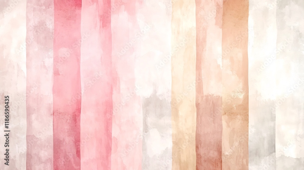 Poster minimalist modern abstract digital painting with a smooth pastel gradient transitioning from soft pi