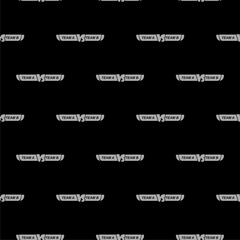 Obraz premium Scoreboard versus team A vs team B Icon pattern seamless isolated on black background
