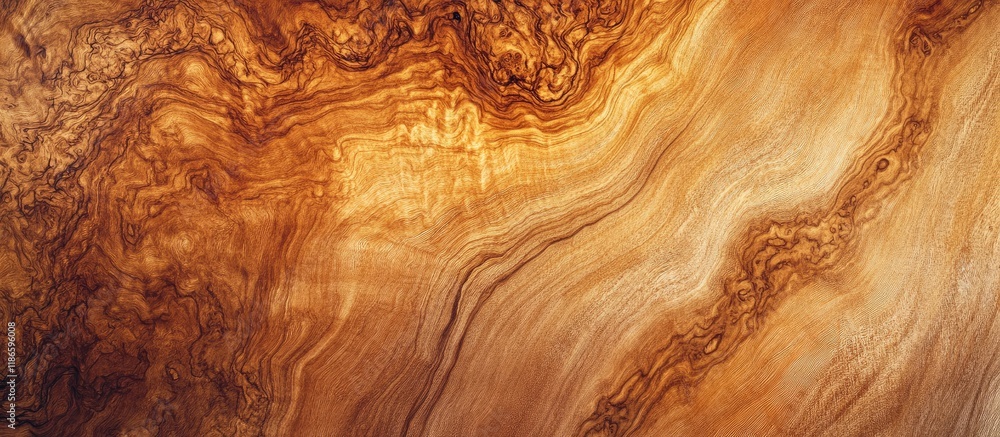Aufkleber rustic wooden desk surface showcasing natural grain patterns ideal for backgrounds in office design 