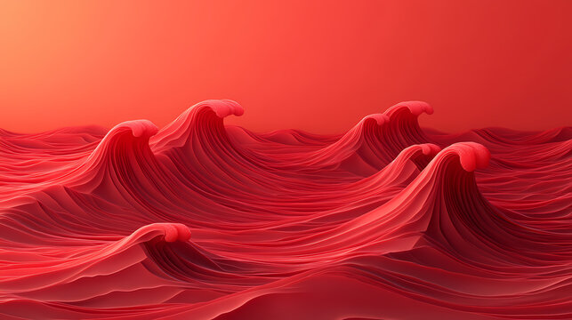 3d paragraphenzeichen in rot. Wavesong. Illustration