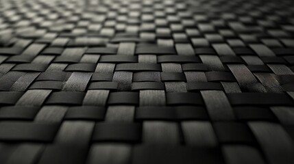 Naklejka premium Woven monochrome texture background design for various artistic and decorative applications