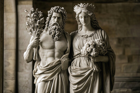 ギリシャ神話 ゼウスとネメシス像 41cm(Zeus and Nemesis) ギリシャ神話ゼウス」の写真素材 | 17,181件の無料イラスト画像