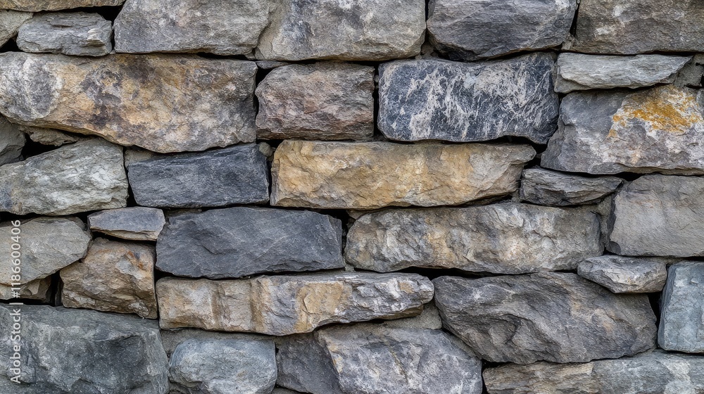Poster weathered natural stone texture for wallpaper design with horizontal seamless pattern and space for 