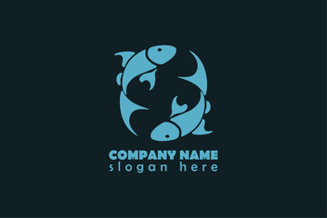 fishing icon vector symbol logo