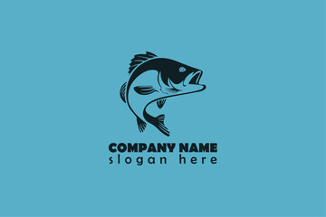 fishing icon vector symbol logo