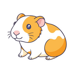 guinea pig vector icon, pet day vector illustration - simple illustration of guinea pig perfect for logos, and pet day-themed designs.