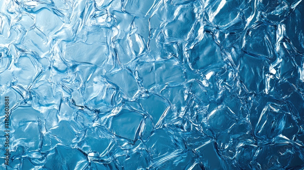 Aufkleber Translucent blue plastic texture ideal for backgrounds with space for text or design elements creating a clean and modern aesthetic