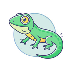 lizard vector icon, pet day vector illustration - simple illustration of lizard perfect for logos, and pet day-themed designs.