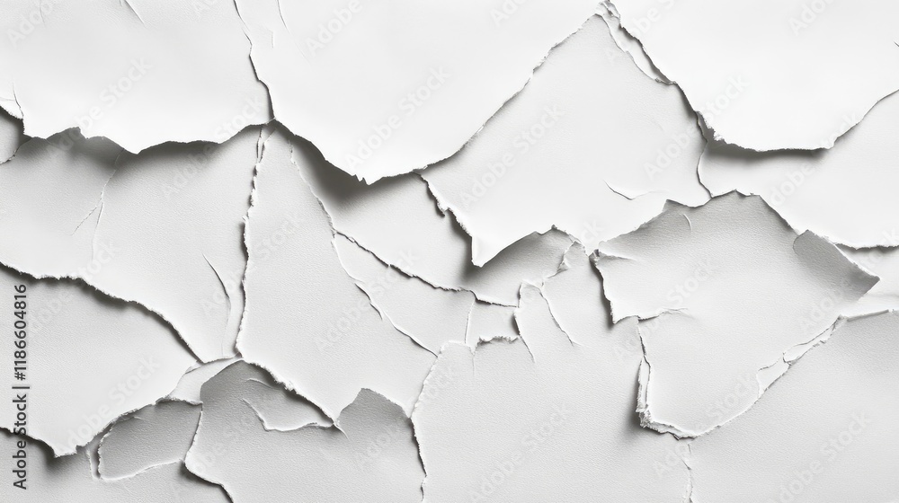 Poster seamless crumpled white paper texture for background and design use
