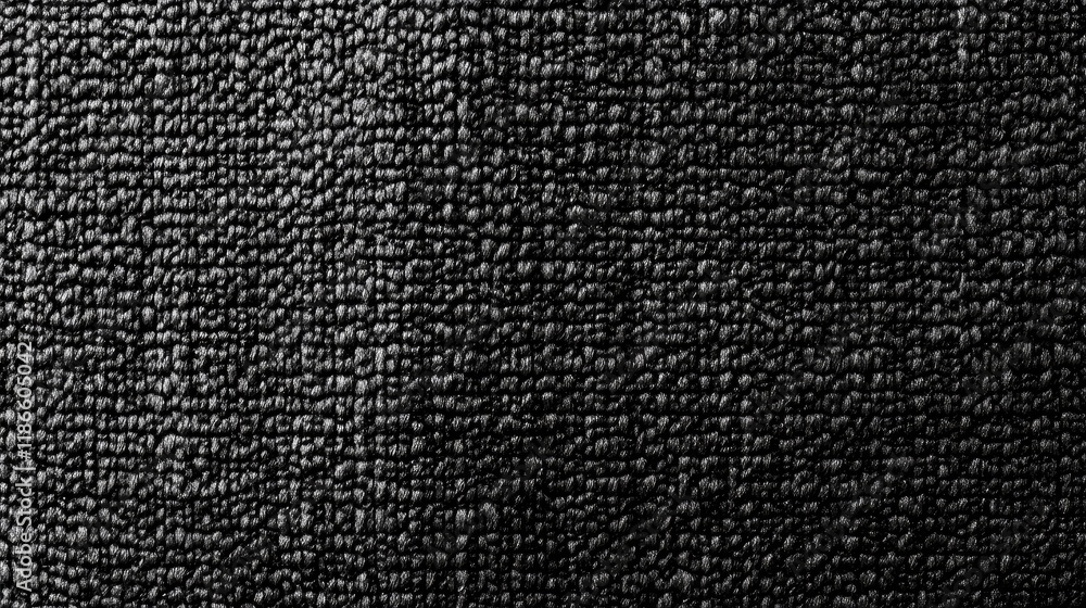 Poster seamless black textile upholstery texture with a soft fabric pattern suitable for backgrounds and de