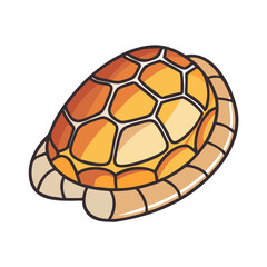 tortoise shell vector icon, pet day vector illustration - simple illustration of tortoise shell perfect for logos, and pet day-themed designs.