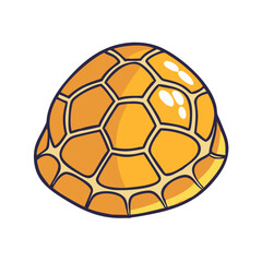 Fototapeta premium tortoise shell vector icon, pet day vector illustration - simple illustration of tortoise shell perfect for logos, and pet day-themed designs.