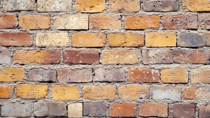 Fototapeta premium Textured Rustic Brick Wall Background Ideal for Design and Creative Projects
