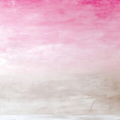 Fototapeta premium Delicate Pastel Ombre Background in Soft Pink and Beige Hues with Subtle Textural Overlay Showcasing a Refined Minimalist and Modern Aesthetic
