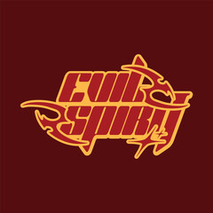 Y2K Logo Graphic Assets frame Design, Lettering design. Big collection of typography or typeface abstract graphic Pack. Special Chinese Lunar New Year 2025. Vector illustration.