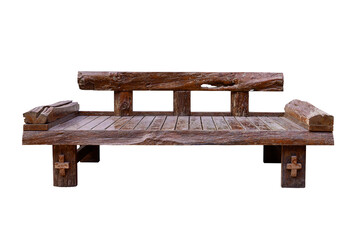 Simplistic wooden bench