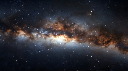 Stellar clouds forming breathtaking cosmic patterns