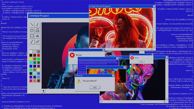 Web Punk Glitch Opener template contains 16 media placeholders, 33 text placeholders, and 1 logo placeholder. Avalible in 4K.