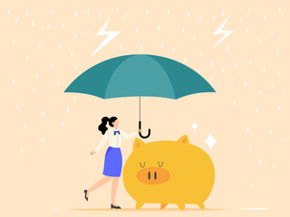 Wealth protection or financial protection to survive during market downturns