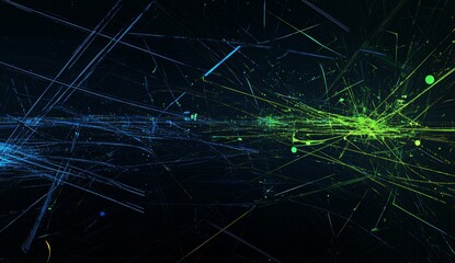 Obraz premium Useful background created from an abstract image of blurred traffic lights