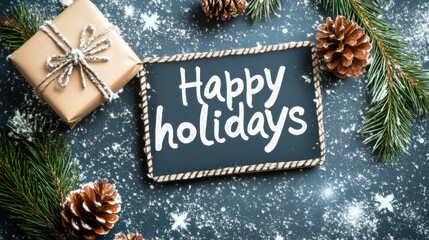 Happy Holidays Festive Season Greetings Card