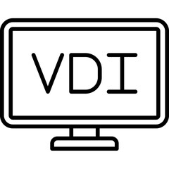 Virtual Desktop Infrastructure Icon